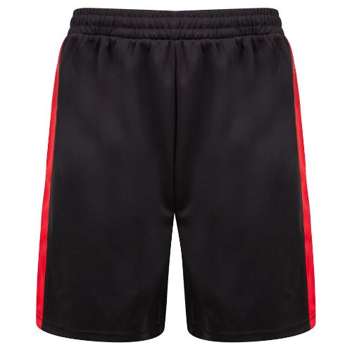 Finden & Hales Knitted Shorts Black/ Red